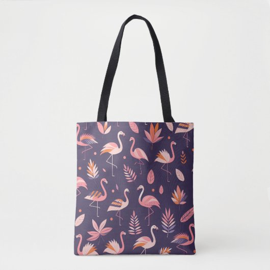 Flamingo Paradise Pattern Tote Bag (Voorkant)