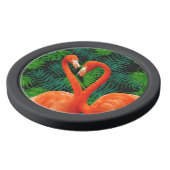 Flamingo Paradise Poker Chips, zwart Chips (Bovenkant)