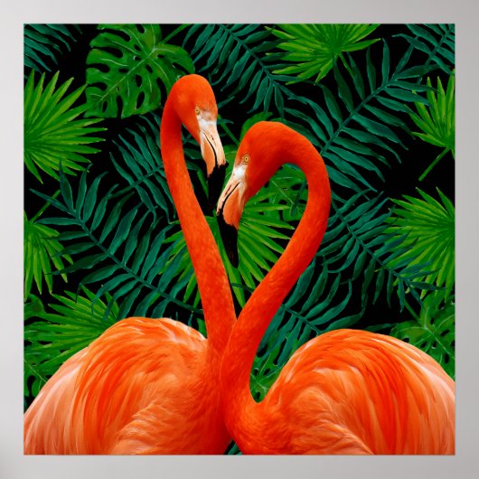 Flamingo Paradise Poster (Voorkant)