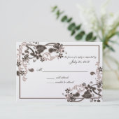 Flamingo Paradise RSVP Kaartje (Staand voorkant)