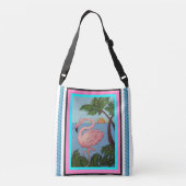 Flamingo Paradise Tas Embleem (Achterkant)