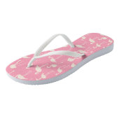 FLAMINGO PARK Pink Slim Strap FlipFlops Teenslippers (Schuin)