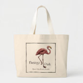 Flamingo Park-tebag Grote Tote Bag (Voorkant)
