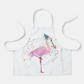 Flamingo Parting - Dieren met een partij Schort (Voorkant)