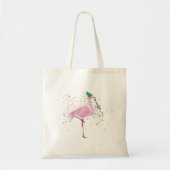Flamingo Parting - Dieren met een partij Tote Bag (Voorkant)