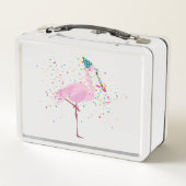 Flamingo Parting - Dieren op de Birthday Party (Achterkant)