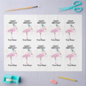 Flamingo Parting - Dieren op de Birthday Party Tissuepapier (Craft)