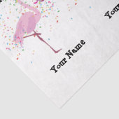 Flamingo Parting - Dieren op de Birthday Party Tissuepapier (Detail)