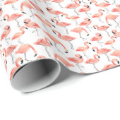 Flamingo Party Cadeaupapier (Rol Hoek)