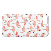 Flamingo Party Case-Mate iPhone Case (Achterkant (Horizontaal))