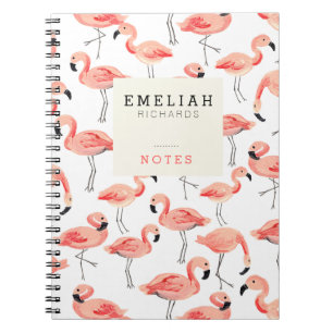 Flamingo Party Custom Notebook Notitieboek