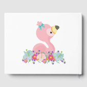 Flamingo Party Guest Book Gastenboek (Achterkant)