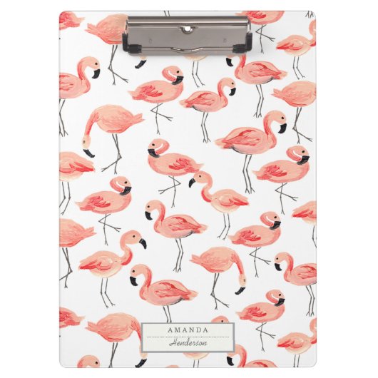Flamingo Party Klembord (Voorkant)