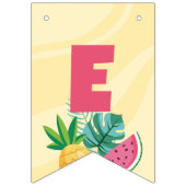 Flamingo Party - Let's Flamingle Bunting Flag Vlaggetjes (Derde vlag)