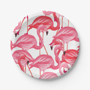 Flamingo Party Paper Bord Tableware