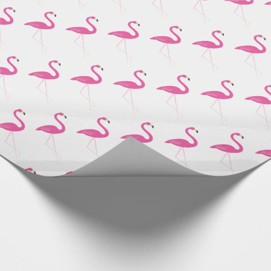 Flamingo Party Roze ompakt papier (Hoek)