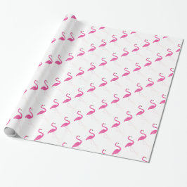 Flamingo Party Roze ompakt papier