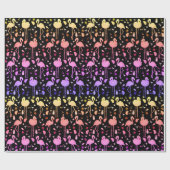 Flamingo Party Technicolor Wrapping Paper Cadeaupapier (Vlak)