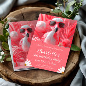 Flamingo Party Verjaardag voor kinderen Kaart