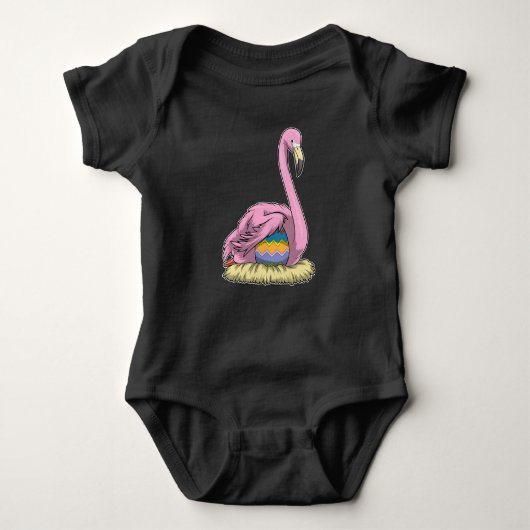 Flamingo Pasen ei Nest Romper (Voorkant)
