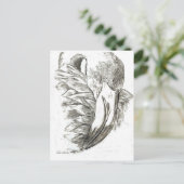 Flamingo patronen briefkaart (Staand voorkant)