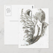Flamingo patronen briefkaart (Voorkant / Achterkant)