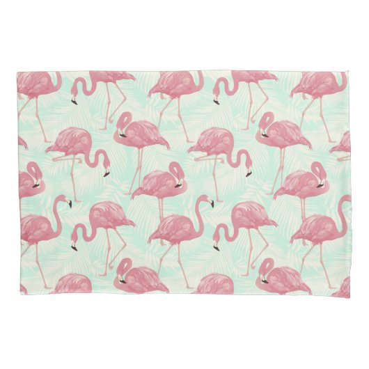 Flamingo patronen kussens kussensloop (Voorkant)