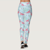 flamingo patroon 2 leggings (Achterkant)