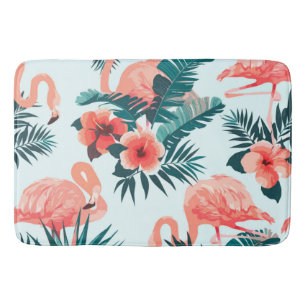 Flamingo patroon badmat