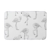 Flamingo patroon badmat (Voorkant)
