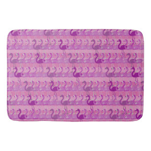 flamingo patroon Bath Mat (roze)