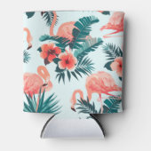 Flamingo patroon blikjeskoeler (Voorkant)