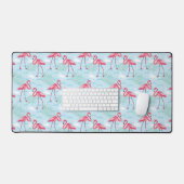 Flamingo patroon bureaumat (Keyboard & Muis)