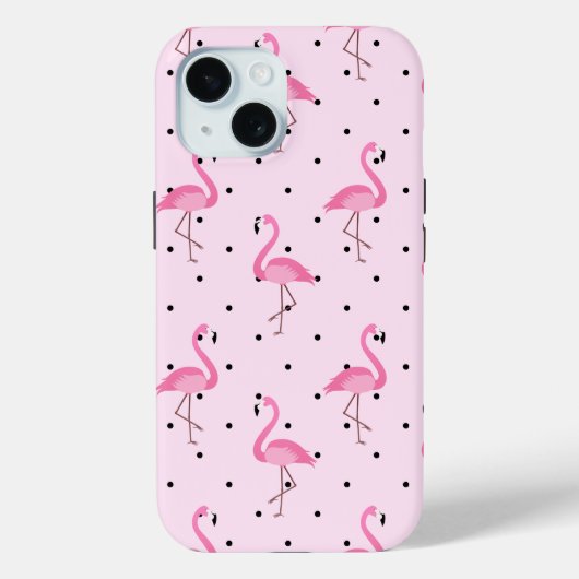Flamingo patroon Case-Mate iPhone case (Achterkant)
