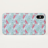 flamingo patroon Case-Mate iPhone case (Achterkant (horizontaal))