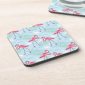 flamingo patroon drankjes onderzetter (Linkerzijde)