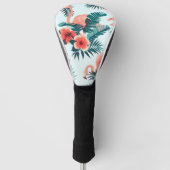 flamingo patroon golfheadcover (Voorkant)