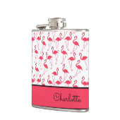 flamingo patroon heupfles (Links)