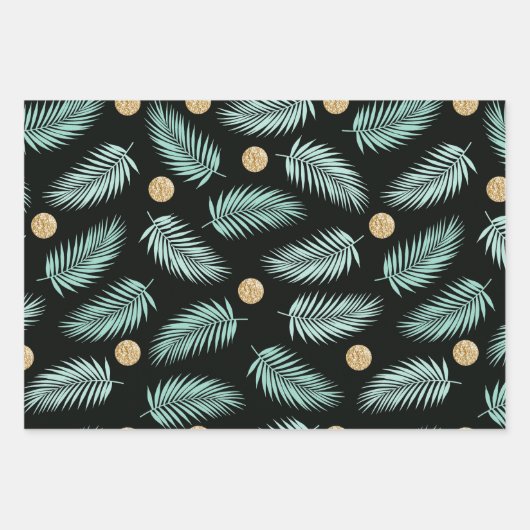 Flamingo patroon inpakpapier vel (Voorkant 2)