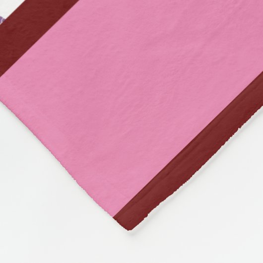 Flamingo patroon kleurrijk fleece deken (Hoek)