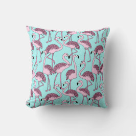 Flamingo patroon kussen