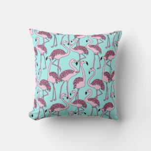 Flamingo patroon kussen