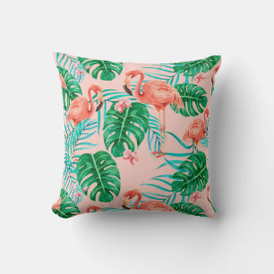 Flamingo patroon kussen