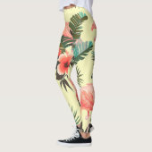 Flamingo patroon leggings (Links)