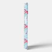 Flamingo patroon | Monogram Case-Mate iPhone Case (Achterkant / Rechts)