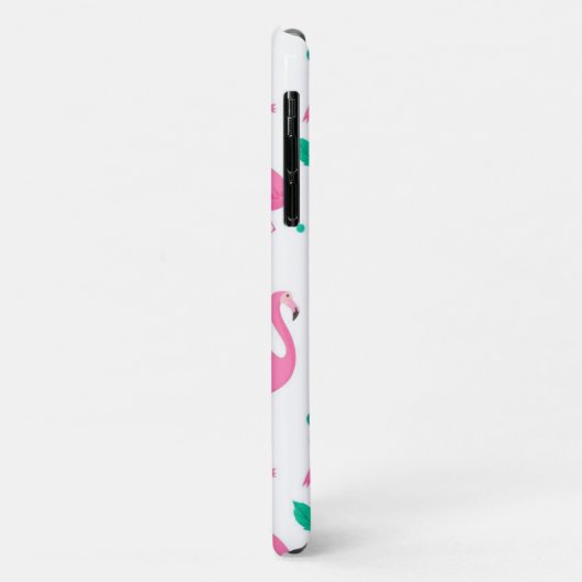 Flamingo patroon Monogram en Naam Aangepast Case-Mate iPhone Case (Achterkant/links)
