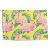 Flamingo patroon Pillow Hoesje Kussensloop (Achterkant-Rechts)