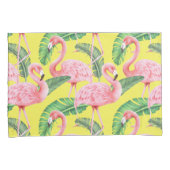 Flamingo patroon Pillow Hoesje Kussensloop (Voorkant-Rechts)