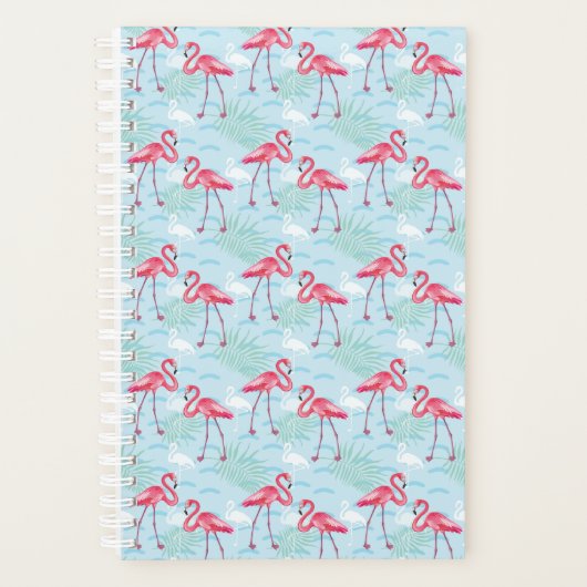 Flamingo patroon planner (Voorkant)