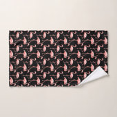 flamingo patroon Roze vogel Tropisch Dierenvriend Bad Handdoek (Handdoek)